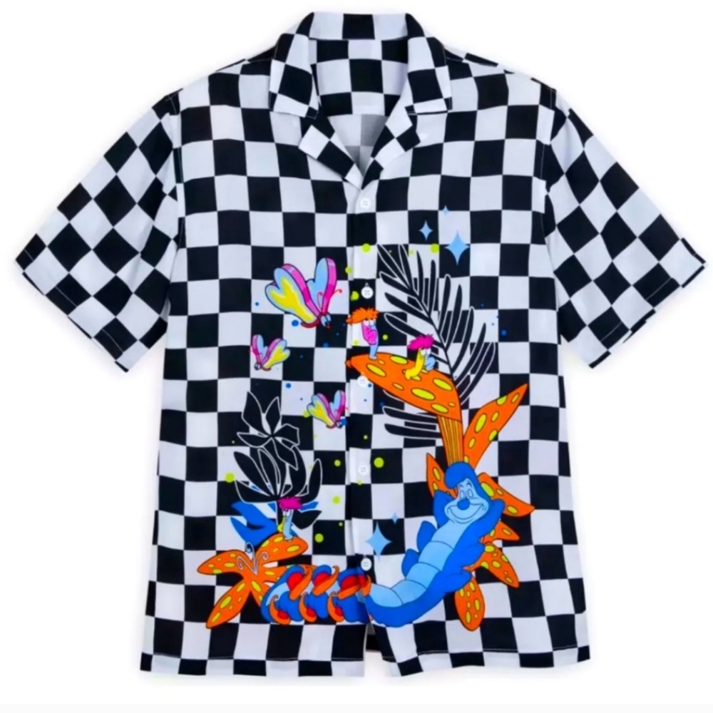 Disney's Alice in wonderland checkered top